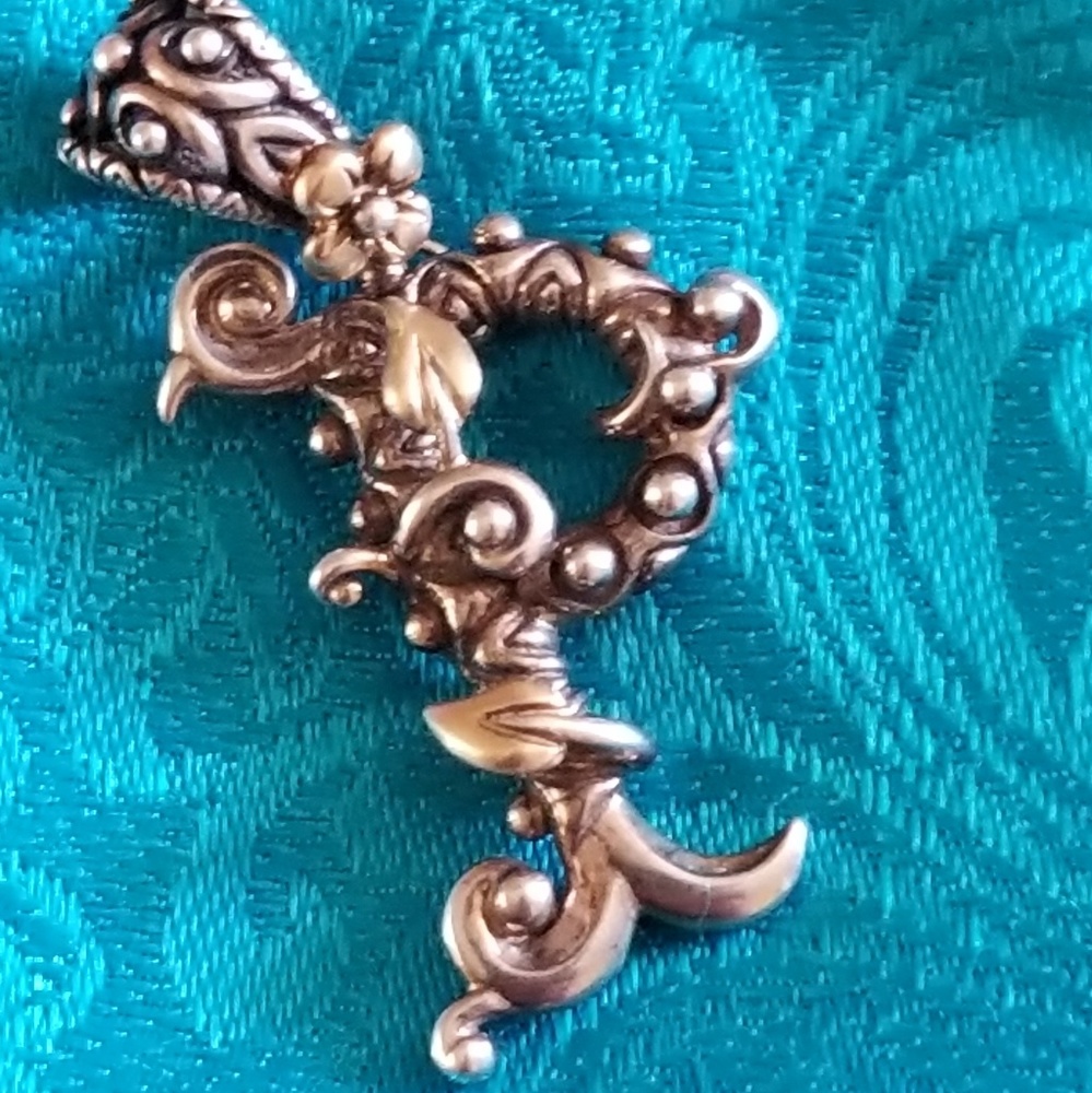 Barbara Bixby Pendant - Silver w/ 18k gold accents